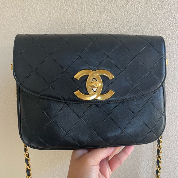 CHANEL Handbags - SOLD Chanel XL CC Single Flap Bag Vintage